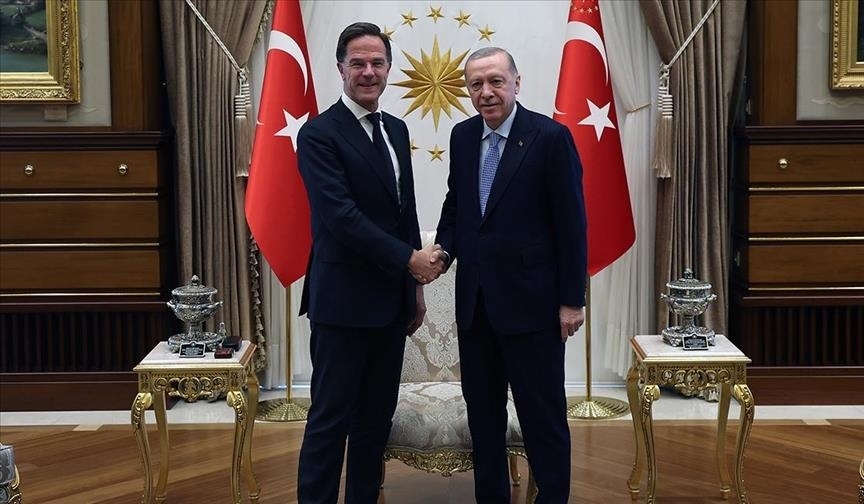 Erdoğan, NATO Genel Sekreteri Rutte ile görüştü