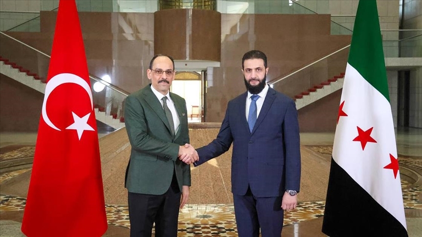 MİT Başkanı Kalın, Şam’da Suriye Cumhurbaşkanı Şara’yla görüşecek