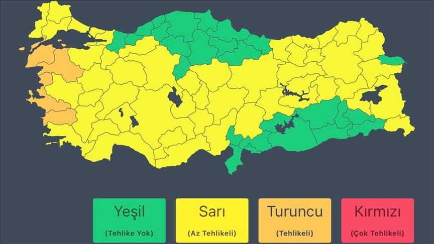 Meteorolojiden 56 İl İçin Kuvvetli Uyarı!