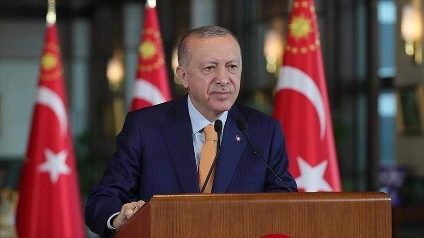  Cumhurbaşkanı Erdoğan: Milli davamız Kıbrıs'ı hiçbir zaman yalnız bırakmayacağız
