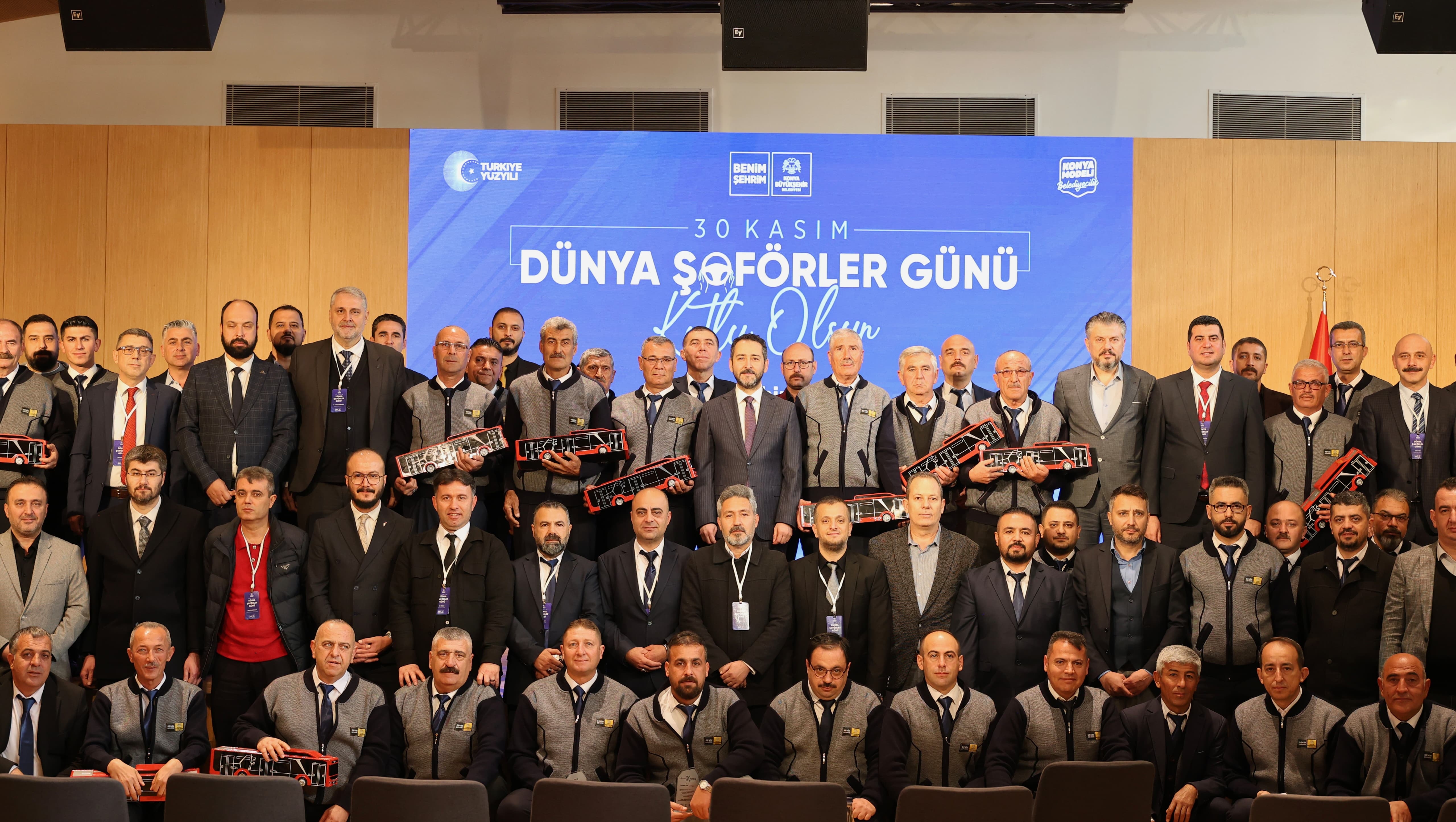 Konya Büyükşehir “30 Kasım Dünya Şoförler Günü” kutlama programı düzenledi