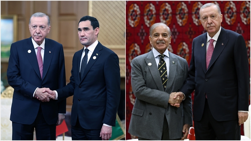 Cumhurbaşkanı Erdoğan, "Uluslararası Barış ve Güven Forumu" kapsamında görüşmeler gerçekleştirdi