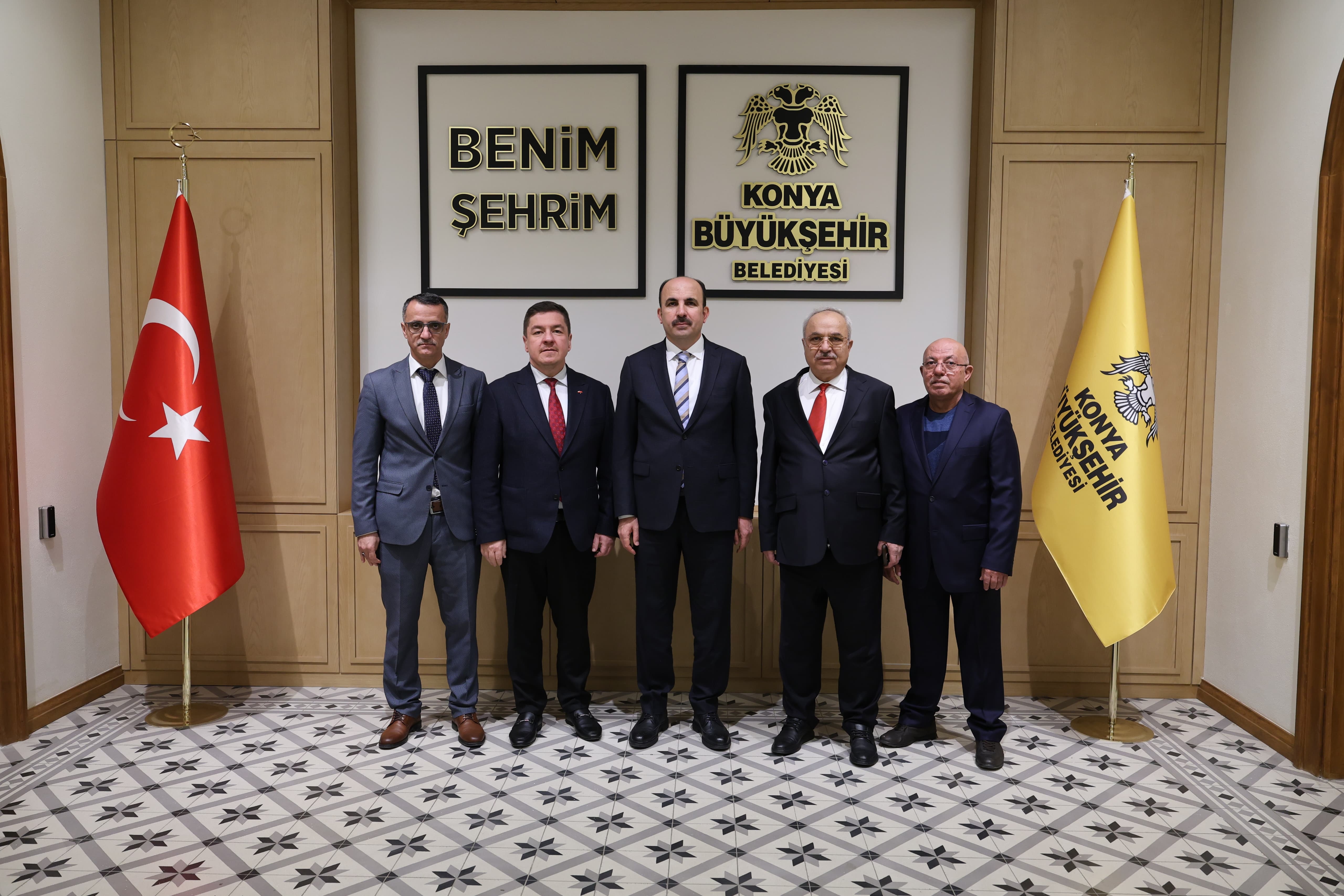 Başkan Altay, Şeb-i Arus törenleri için Konya’ya gelen uluslararası heyetleri ağırlıyor
