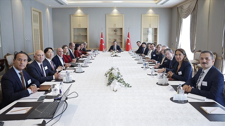 Yılmaz EBRD yöneticileriyle görüştü