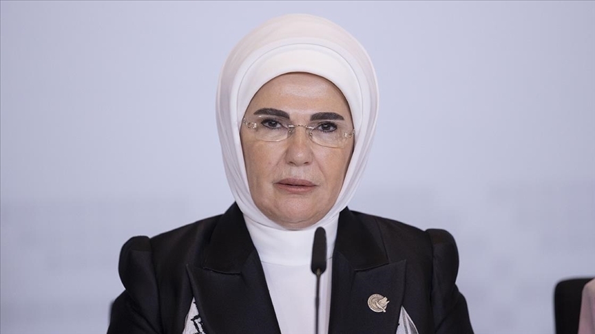 Emine Erdoğan'dan taziye mesajı 