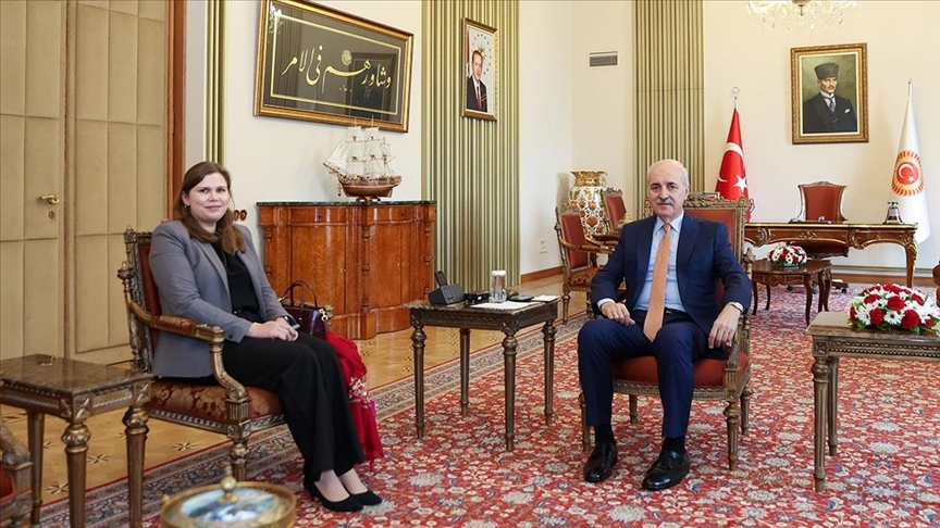 Kurtulmuş, Silva'yı kabul etti