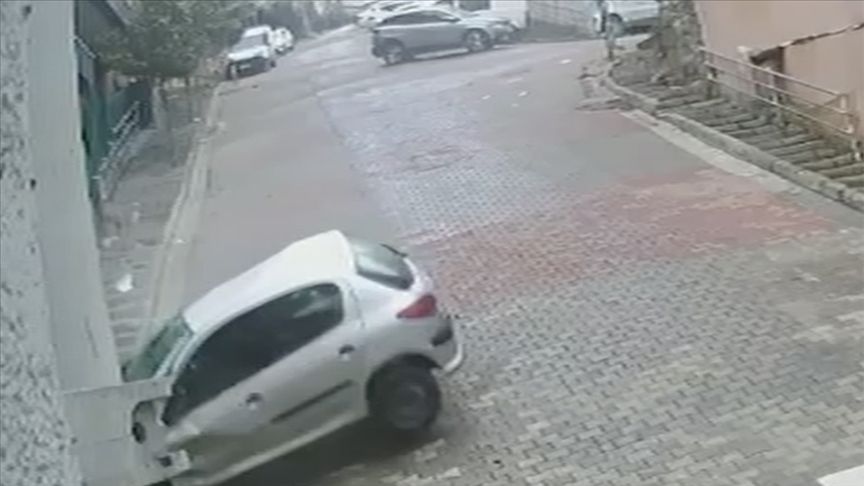 KAĞITHANE’DE KAZA ANI KAMERADA