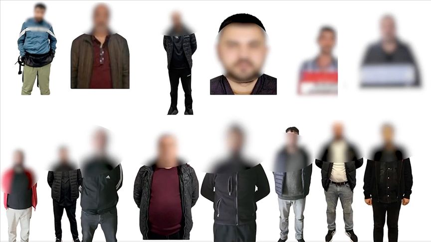 KIRMIZI BÜLTENLE ARANAN 13 ŞÜPHELİ YAKALANDI