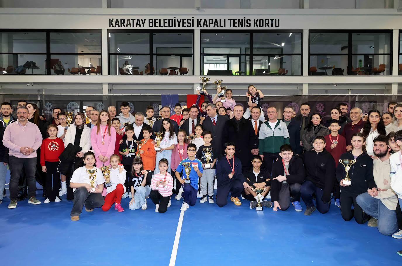 KONYA TENİS TURNUVASI KARATAY’DA TAMAMLANDI