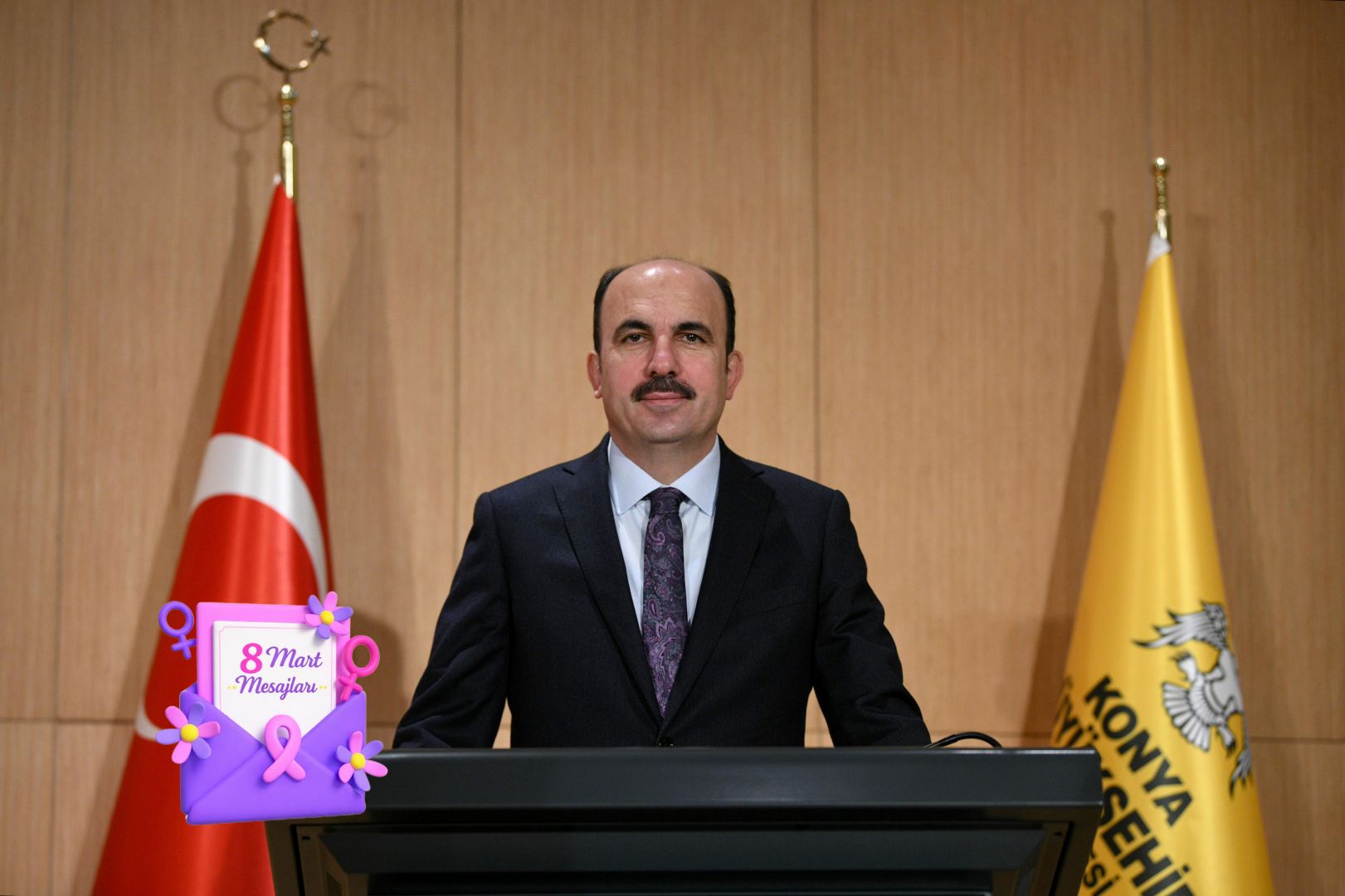 KONYA BÜYÜKŞEHİR BELEDİYE BAŞKANI UĞUR İBRAHİM ALTAY'DAN 8 MART MESAJI