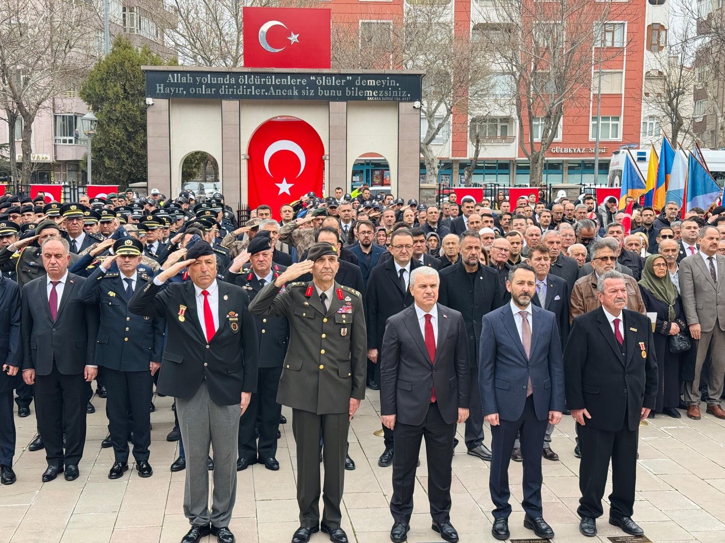 KONYA ŞEHİTLİĞİNDE ÇANAKKALE KAHRAMANLARI ANILDI