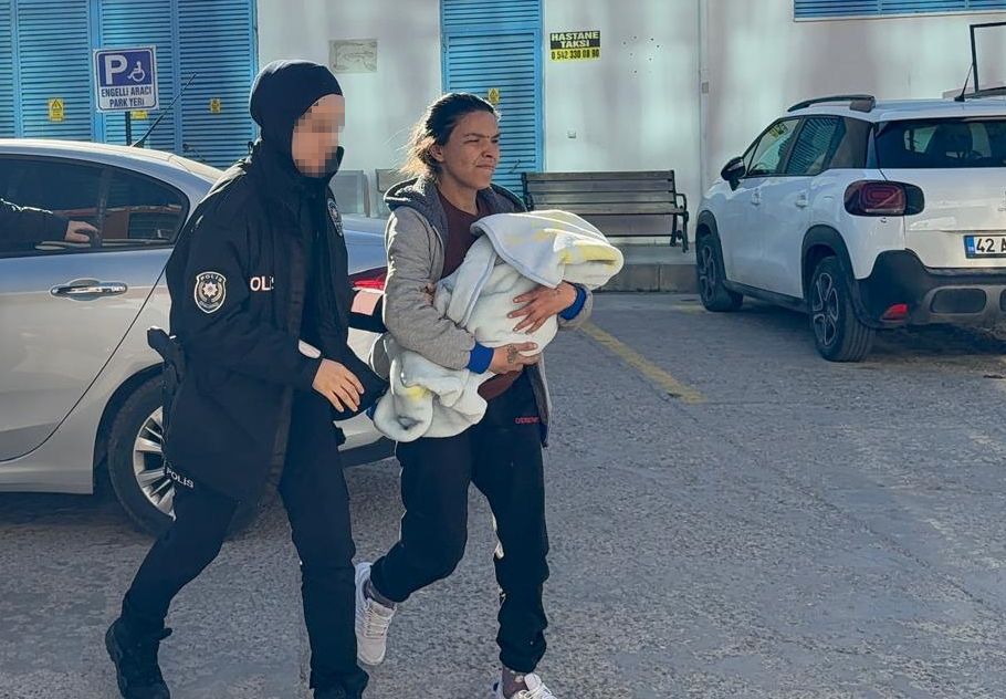 KONYA'DA BEBEK BEZİNDE UYUŞTURUCU