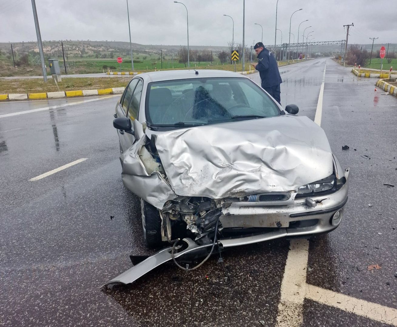 KONYA’DA TRAFİK KAZASI: AİLE YARALANDI