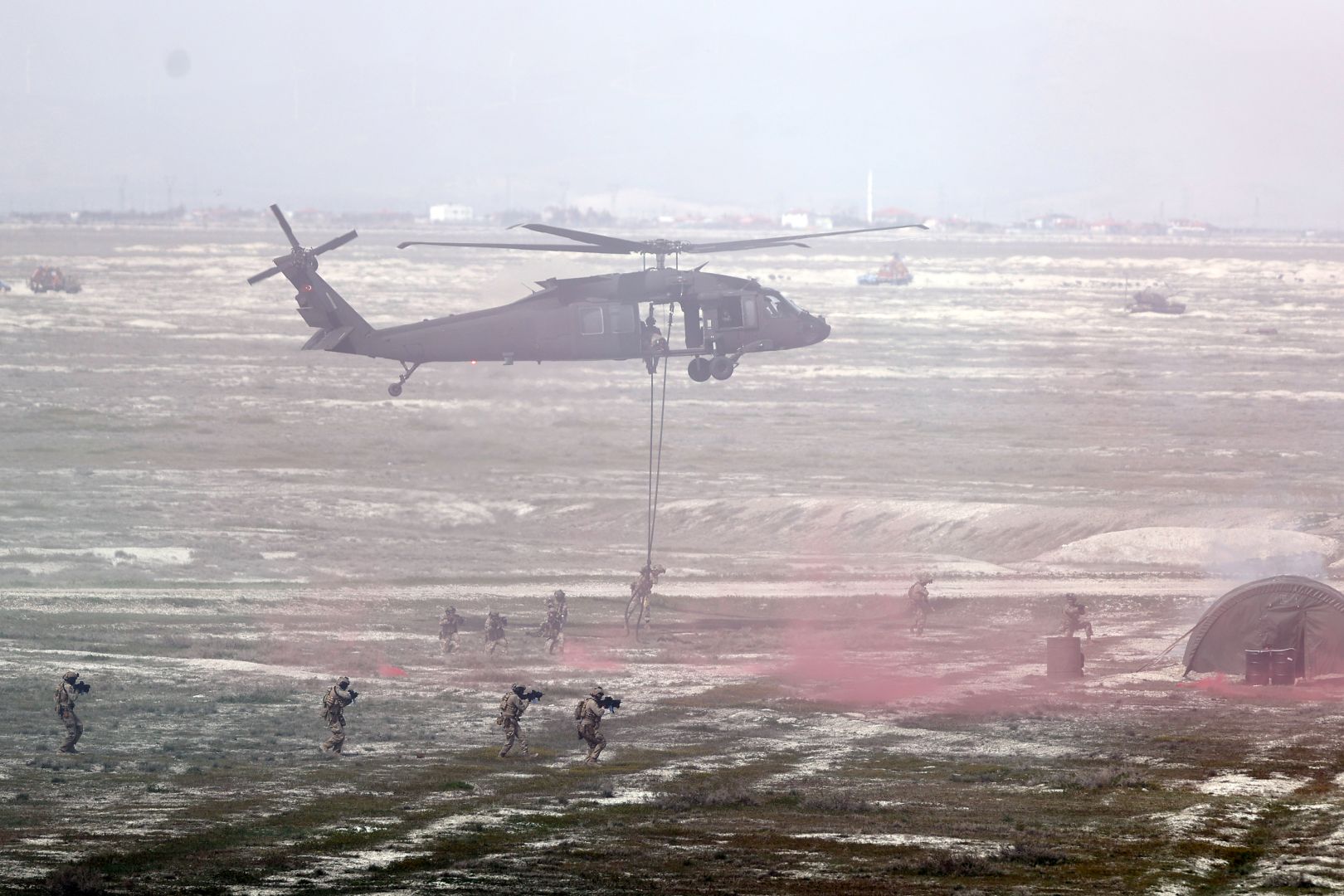 KONYA'DA ULUSLARARASI ASKERİ TATBİKAT