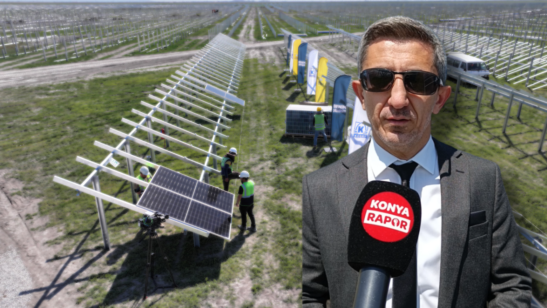 KOSKİ’NİN ENERJİ İHTİYACINI 1 MİLYON METREKARELİK GES SAĞLAYACAK