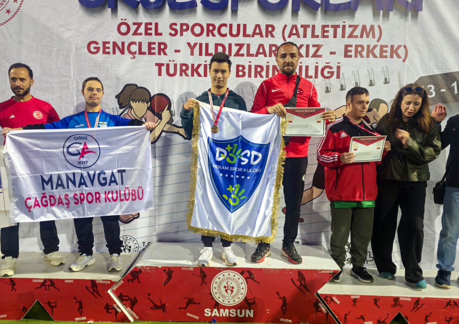 MERAM’IN ÖZEL SPORCULARINDAN ÇİFTE ŞAMPİYONLUK