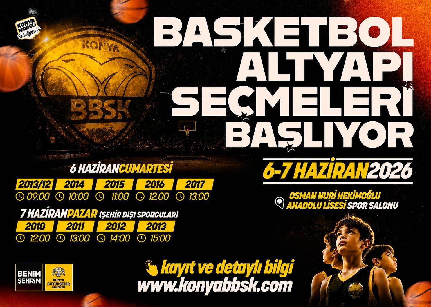 ALTYAPI SEÇMELERİ BAŞLIYOR!
