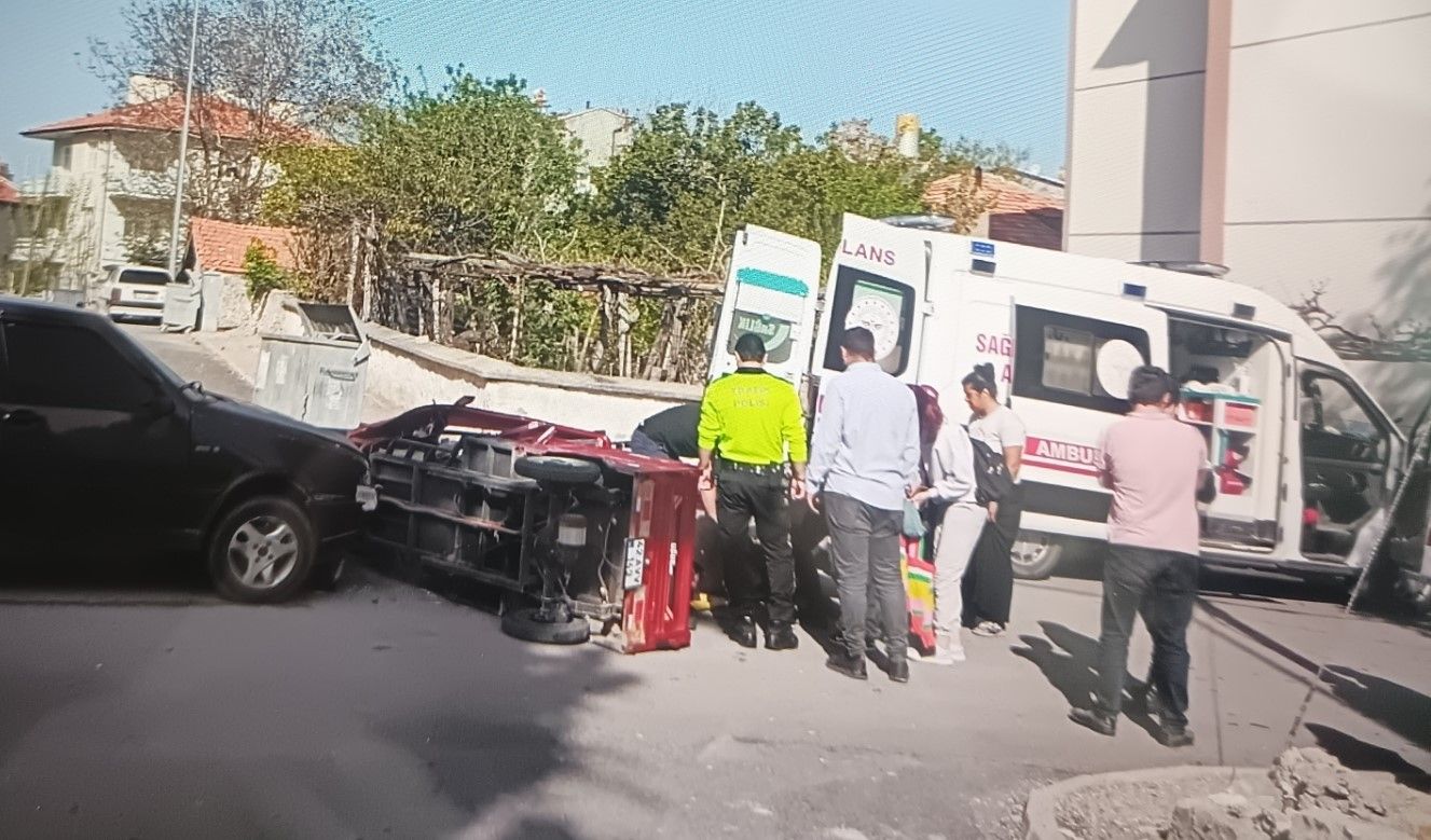 KONYA’DA TRAFİK KAZASI: 2 YARALI