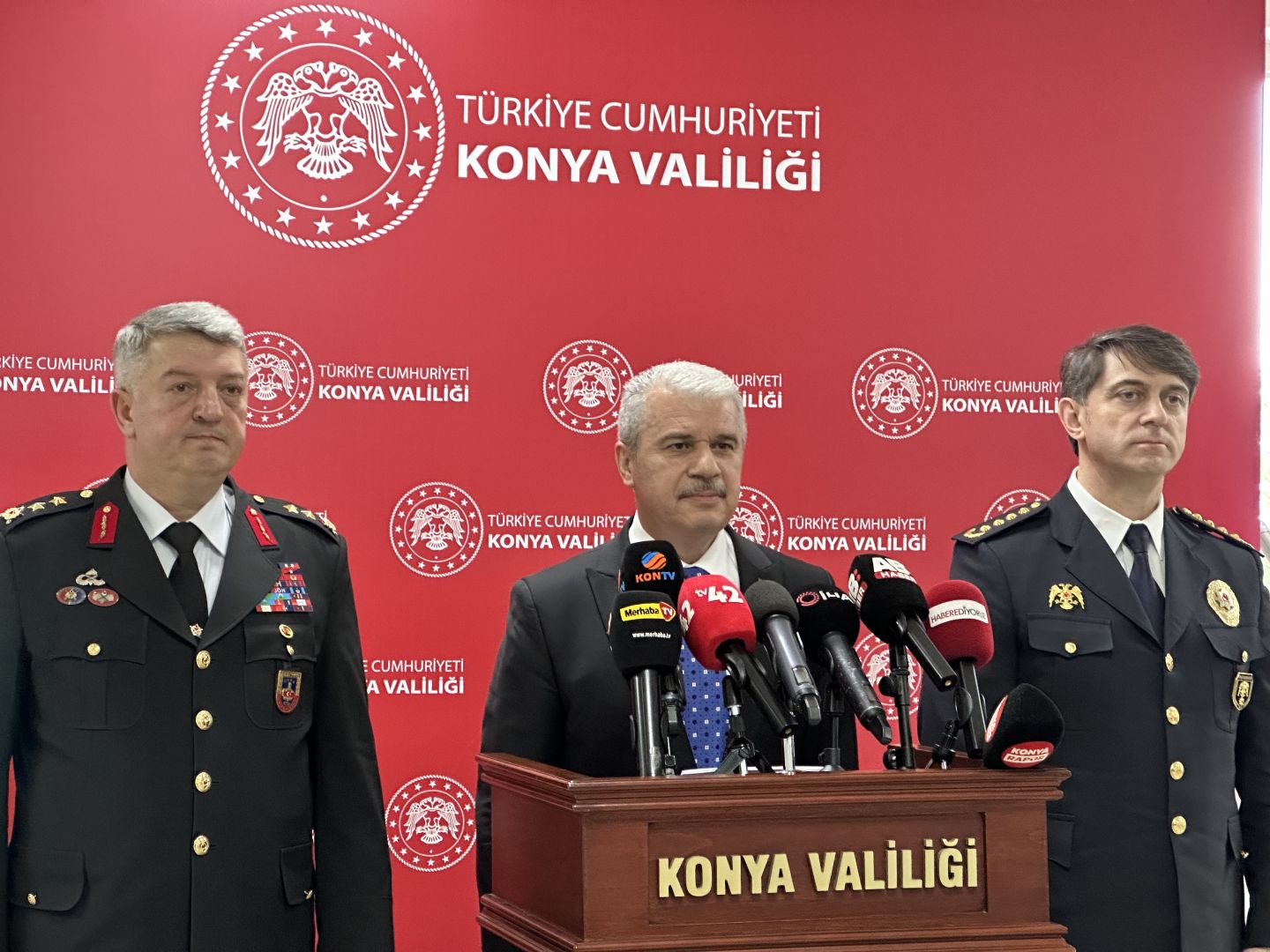 VALİ İBRAHİM AKIN, KONYA'DAKİ ASAYİŞ ÇALIŞMALARINI DEĞERLENDİRDİ