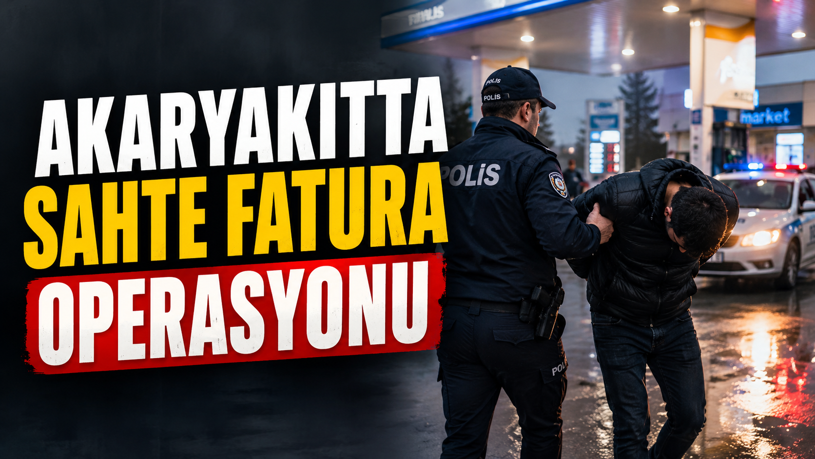 AKARYAKITTA SAHTE FATURA OPERASYONU