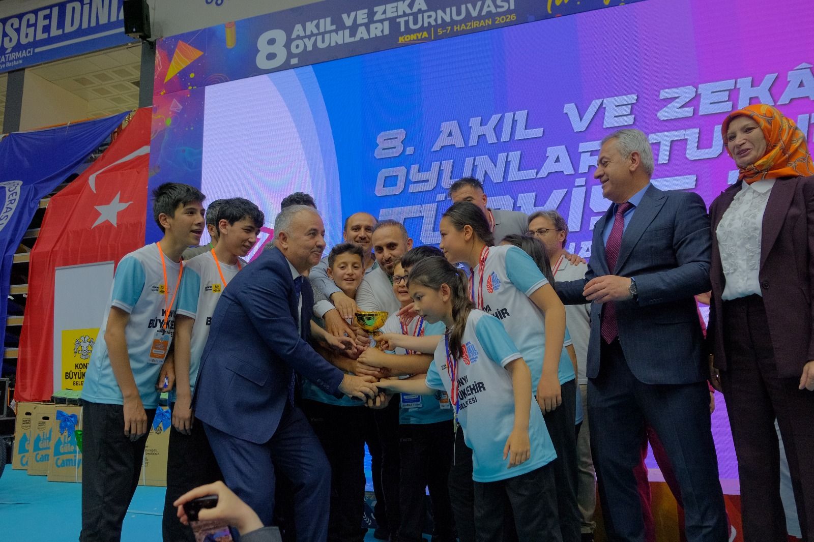 KONYA AKIL VE ZEKÂ OYUNLARINDA ÜÇÜNCÜ KEZ ŞAMPİYON