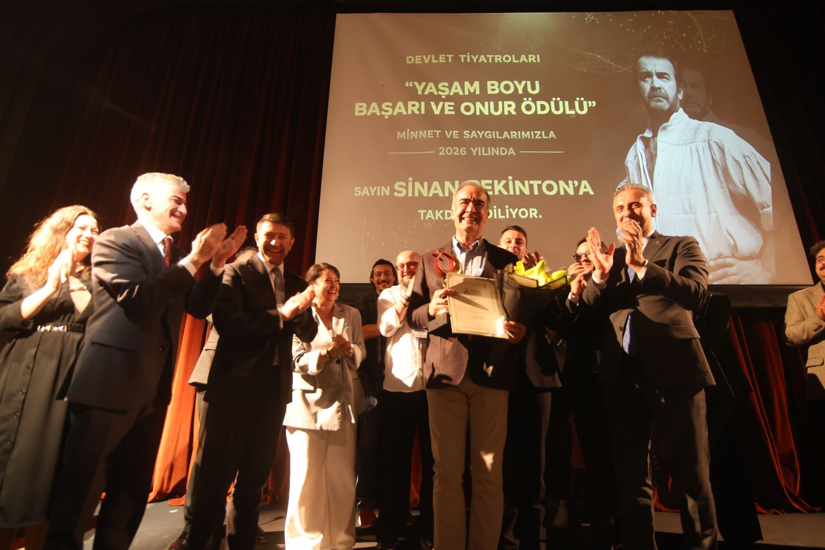 SİNAN PEKİNTON’A YAŞAM BOYU ONUR ÖDÜLÜ